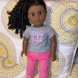 18” retired AMERICAN GIRL DOLL with athletic outfit